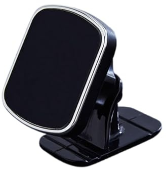 Soporte flexible para smartphone, soporte magnético para teléfono móvil, soporte para automóvil con soporte de succión antideslizante, soporte magnético para teléfono de coche para una conducción