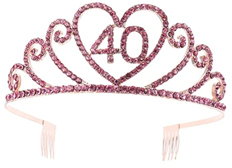 VICASKY Coroncina per Compleanno e Feste Tiara per Accessorio per Design Unico e Attraente per Speciali e Foto Famiglia