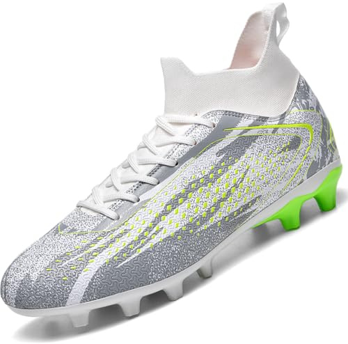 situkeke Botas de Fútbol Hombre Zapatos de Fútbol Tacos de Fútbol Adolescentes para Césped con Clavos Niño para Entrenamiento