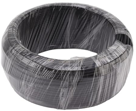 Alambre para bonsái, alambre de entrenamiento de aluminio, 500 g, kit de herramientas de entrenamiento negro para ramas finas o gruesas para jardinería, horticultura, plantación (3,0 mm)