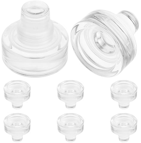 Hemobllo 8 Piezas Tapón para Botellas de Vino T Vidrio Reutilizable de Selladores Herméticos para Mantener Frescura y Evitar Fugas Vino Tinto y Cerveza para Fiestas y Uso Diario