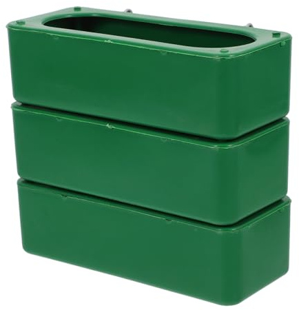 TOYANDONA Mangiatoia per Uccelli 3 Pezzi Ciotola Acqua per Gabbia in Abs Versatile Facile Installazione per Pappagalli e Uccelli Piccoli Accessorio per Alimentazione