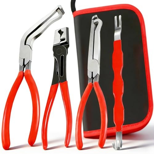 TXGSDXS Kit 4 Pinces Déconnexion Électrique,Outil Démontage Connecteur Auto