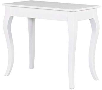 Itamoby, Consolle Allungabile Olanda in Legno Bianco Frassino L.90 x P.48 x H.77 (Allungabile Fino a 308 cm)
