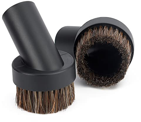 Brushes for Henry Hoover Attachments, Migaven 2pcs Hose Brushes for Henry Hetty Head Parts and Accessories Universal Replacement Round Horse Hair Dusting Suction Nozzle Cleaner Dust Brush Tool 32mm