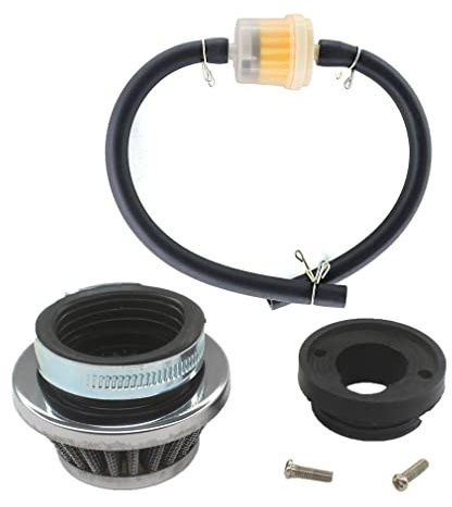 AISEN Luftfilter mit Benzinfilter Benzinschlauch für 47cc 49cc 2-Takt Motorrad ATV Quad Scooter Go Kart Moped Pit Mini Pocket Bike Dirtbike
