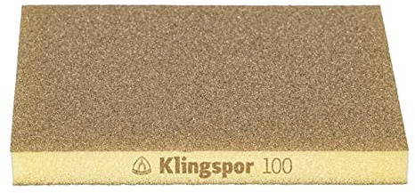 Klingspor 348418 AN 400 Grille Abrasive pour Peinture/Laque, Mastic/Revêtement de Gel/Plâtre/Panneaux de Placoplâtre/Matériaux composites/Matériaux en bois, 115 mm Largeur, 10000mm Long, 120 Grain