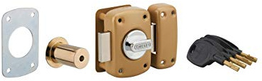THIRARD FABRICANT DE SECURITE DEPUIS 1920 00007010 Thirard 0007010-Bton Surveyor Entrance Door Pump Lock Type: Knob + Cylinder 40 mm-Small urveyor, Gold