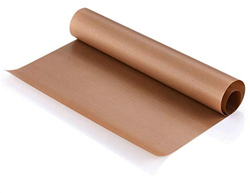 Hoja de teflón para parrilla reutilizable, bandeja de horneado, bandeja de papel para horno (6 unidades, 40 x 60 cm)