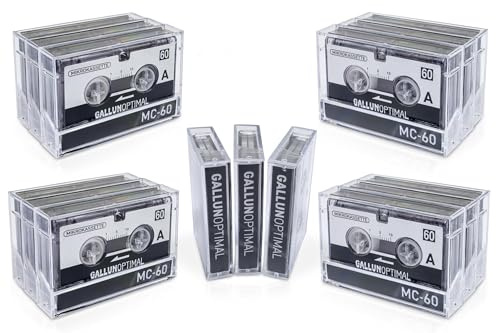 GALLUNOPTIMAL MC60 Mikrokassette – für Diktiergeräte – 15er Pack – Kassette für Diktiergerät – Microcassette – Audio Cassette