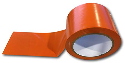 de 1 à 48 Rouleaux adhésif isolant Electrique PVC orange Format 75 mm x 33 mètres Ruban adhésif électricien de Chantier, idéal pour isoler, lier des fils électriques. isolement Electricité