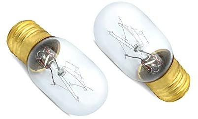lumenivo Lava Lamp Bulbs 15 Watt 130V T7 Intermediate Base Replacement for 120V 15W Light Bulb Small Base 15W Incandescent Appliance Bulb E17 Base – 11.5” Lava Lamps & Sewing Machines – 2 Pack