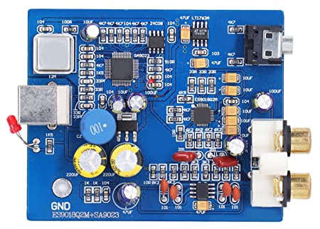 Audio-Leistungsverstärkermodul SA9023 ES9018K2M Externes Soundkarten-Dekodiermodul DAC-Decoderplatine 24bit 96K