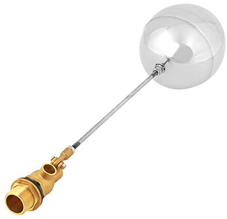 Schwimmerschalter G3/4 Füllventil DN20 Außengewinde Wasserschwimmerventil Wassertank Schwimmer Niveausensor Schwimmerkugel Edelstahl Schwimmerkugel Schwimmerventil