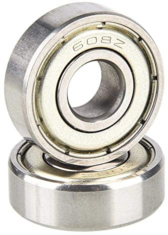 pulunto Miniatur Gcr15 Stahl einreihig 608ZZ ABEC-5 608 Kugellager tief 2Z Nut Z7Y1 8 x 22 x 7 mm ZZ Kugel