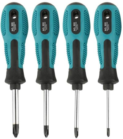 4pcs Set di Cacciaviti Tipo Y Set di Cacciaviti a Tre Punte di Precisione con Utensile Manuale Multifunzionale Magnetico con Torsione più Forte