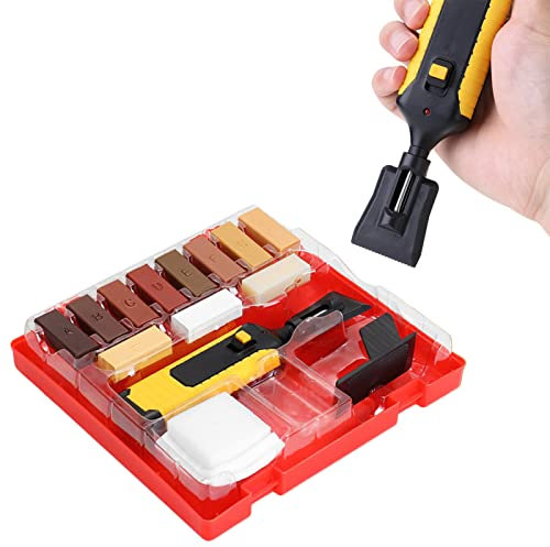 Hartholzboden-Reparaturset, Laminat-Vinyl-Holzmöbel-Bodenreparaturset, Holzreparaturset, Bodenkratzer-Reparatur, Holzboden-Kratzer-Reparaturset zum Abdecken von Oberflächenkratzern für , Risse, Lö
