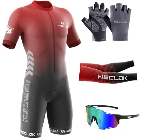 Combinaison de Triathlon rembourrée pour Homme Trisuit pour Homme-Séchage Rapide,Respirant - Trisuit pour la Natation,Le Cyclisme,la Course à Pied,Le Duathlon，vêtements de Cycliste (TYP-9,XXL)