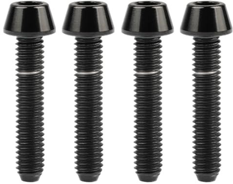 HEAIYB 4pc M4 Daumen Shifter Hinten/umwerfer H/L Einstellung Fahrrad Zubehör Titan Bolzen Inbus Schlüssel Kegel Kopf Schraube