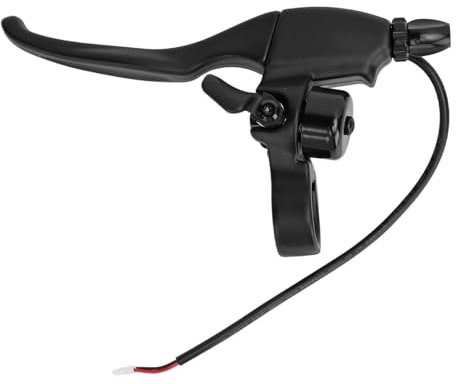 Premium, Ergonomique Trottinette Gauche Levier de Frein avec Cloche, Installation Facile pour Scooter Poignée de Frein Gauche, Alliage d'aluminium