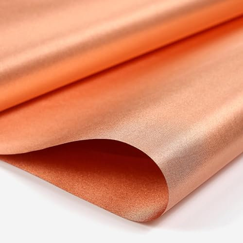 RF-Abschirmgewebe RFID-Strahlungsabschirmung RF-Signalblockierendes Material EMF 5G Blocker, Elektromagnetischer Strahlenschutz für Radiowellen Mikrowelle/Strahlung Computer,gold-1m