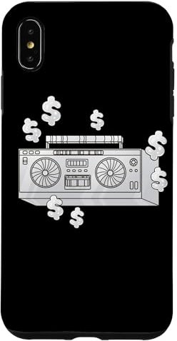 Hülle für iPhone XS Max Dollar Boom Box 70er 80er 90er Y2K Ghetto Blaster