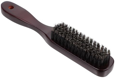 Baluue Bartpflegebürste im Salonstil mit Ergonomischem Design und Leichtem Gewicht Professionelle Schnurrbartbürste zur Gesichtspflege für Männer