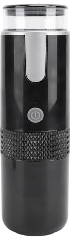 Machine à Expresso Portable, Électrique, Compatible avec Capsule, Auto-chauffante à Batterie, pour Camping, Randonnée, Camping-Car