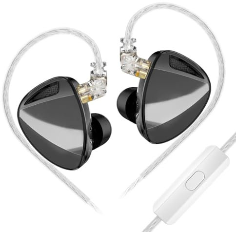 Beimus Auriculares intraurales dinámicos de alta resolución de 6 unidades con frecuencia de sonido equilibrada para música vocal de audiófilos