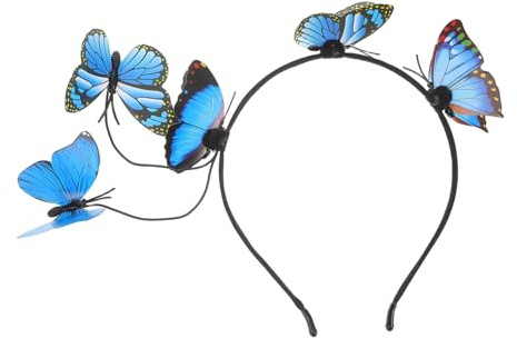 IMIKEYA Schmetterlings-stirnband Für Frauen Hochzeits-kopfschmuck Stirnband Foto-requisite Festtags-kopfbedeckung Für Mädchen Und Frauen