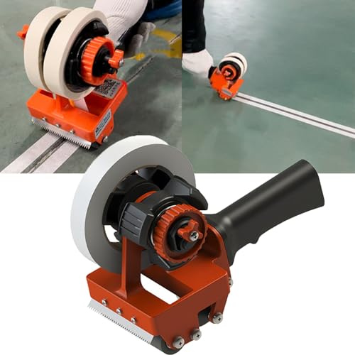 OWOHYG Macchina per incollaggio Manuale dei Pavimenti, Macchina per Applicazione di Carta a Doppio Anello per Profili, finestre e telai di Porte