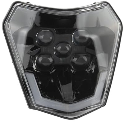 UGALUNMER Motorradscheinwerfer LED Docht Kompatibel mit KTM EXC 300 EXCF SX SXF XC XCW XCF XCFW 125 bis 530 Dirt Bike Enduro Motocross