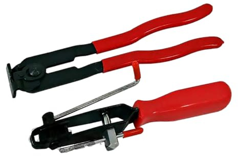 NOLITOY 1 Ensemble Pince à Collier de Serrage Outil de Retrait pour Tuyaux Automobiles Pince Robuste avec Poignée Antidérapante pour Installer et Retirer Les Joints de Protection
