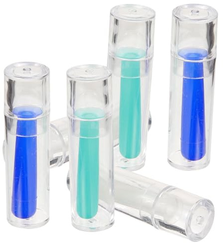 Homoyoyo 6 pièces Set de Applicateurs Ventouse pour Lentilles de Contact Souples Silicone Outil Anti-dérapant pour Retrait Facile des Lentilles Accessoires Pratiques pour Utilisateurs