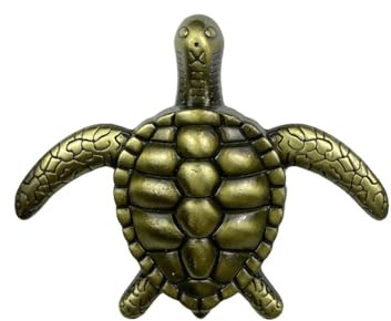 Pomos de aleación de zinc con forma de tortuga para muebles de puerta y habitación de niños