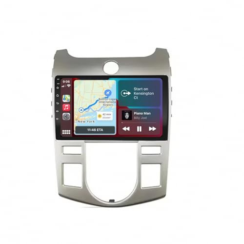 Autoradio 2 Din Bluetooth per KIA FORTE 2008-2014 Touchscreen Stereo Auto Bluetooth con Schermo, Radio Auto con Mirror Link/Usb/Supporta Telecamera, 4 Nucleo 4G+64G