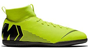 Nike Jr. Mercurial Superfly Vi Club Turf, Unisex Kid's Multisport Indoor Shoes, Black (Volt/Black 701), 3.5 UK (36 EU)