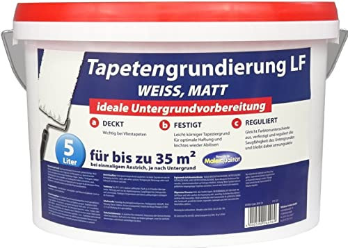 Wilckens Primer per carta da parati opaco, 5 l, bianco