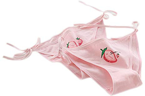 SINROYEE Culotte en coton à rayures bleues et roses de style japonais pour cosplay Taille unique