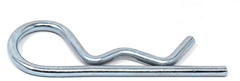 Design61 4x Federstecker 5mm x 85mm Einfach Federsplint Federvorstecker Galvanisch Verzinkt