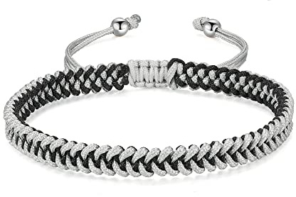 JENDEAR SHINE Geflochtenes Seil Armband Damen Herren, Mädchen Jungen Geburtstag Freundschaft Paar Geschenke Handgemachter Schmuck