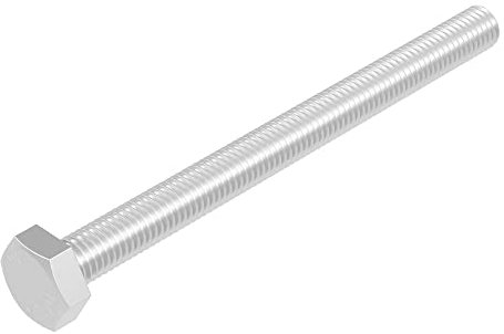 SECCARO Sechskantschraube M5 x 60 mm, Edelstahl V2A VA A2, DIN 933 / ISO 4017, Außensechskant, 20 Stück