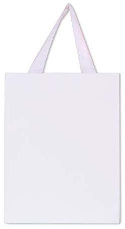 PAPERIST 12 Stk 20x26x12cm (5) Vertikal mittlere, Weiße Papier Geschenktaschen mit Baumwollhandeln, dicke, langlebige und luxuriöse Geschenktaschen, Umweltschonende Papier Tragetaschen
