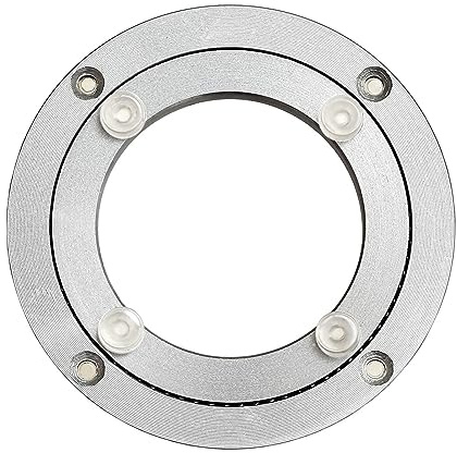 Hochleistungs Lazy Susan Faule Susanne Drehteller Groß Für Esstisch, Plattentellerlager, Schwerlast-Tischlager, Aluminium Rotierend Kugellager Drehtisch, Runde Tisch-Schwenkplatte Standfuß