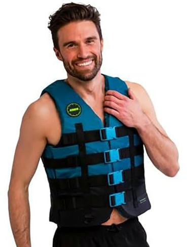 Jobe Unisex Schwimmweste 4 Buckle Life Vest Teal S