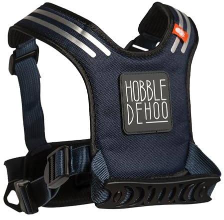 Hobbledehoo Active barnskid- och snowboardsele för barn (blå) – premiumträning, skidsele för undervisning och träning av ditt barn.