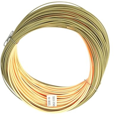 Harilla Allzweck-Fliegenschnur, schwimmende Forellen-Angelschnur, doppelte Schlaufenschnur, Gewichtsvorwärts-Fliegenfischschnur, 90 Fuß, WF8F