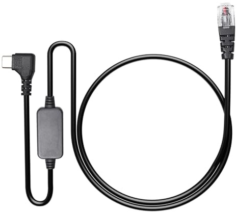 Sousery USB-C to RJ11 Power Cord,Radar Detector Cable for Uniden R1 R3 R7 Escort MAX360 MAX 360c IX IXc Beltronics Cobra Passport 9500i Radenso XP etc(3.3FT)