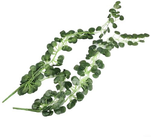 Create a Natural Look with Artificial Hanging Plant Greenery Vine, 90cm, Begonia Leaf Rattan