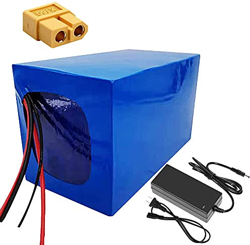 SSCYHT Batería de Motocicleta de 72 V, 40 Ah, 30 Ah, 20 Ah, batería de Litio de 72 voltios, batería de Repuesto Recargable para Motor de 1800 W, 2000 W, 2300 W con Cargador y BMS,Xt60,72V 30Ah